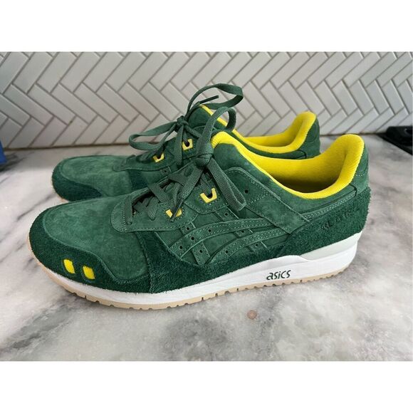 ASICS Gel-Lyte III OG ‘Shamrock’ Green Suede 1201A809-300 Men’s Size 11.5 - Picture 11 of 13